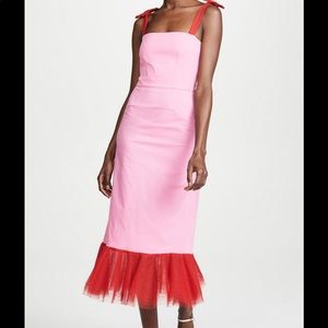 Staud Langdon Dress in pink